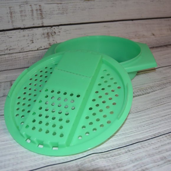 Tupperware Kitchen Vintage Tupperware Jade Green Grater Bowl Cheese